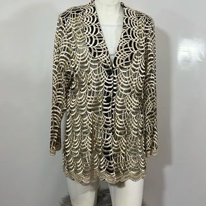 SAM   VINTAGE JACKET GOLD-BLACK SIZE XL